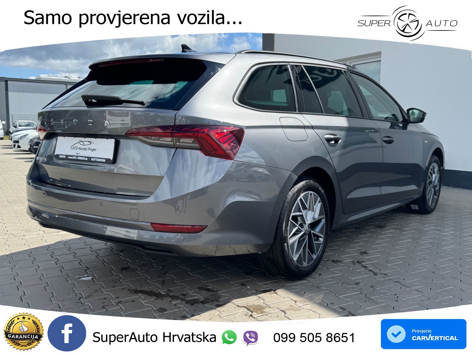 Škoda Octavia Combi 2.0 TDI (150 KS) DSG LED+ACC