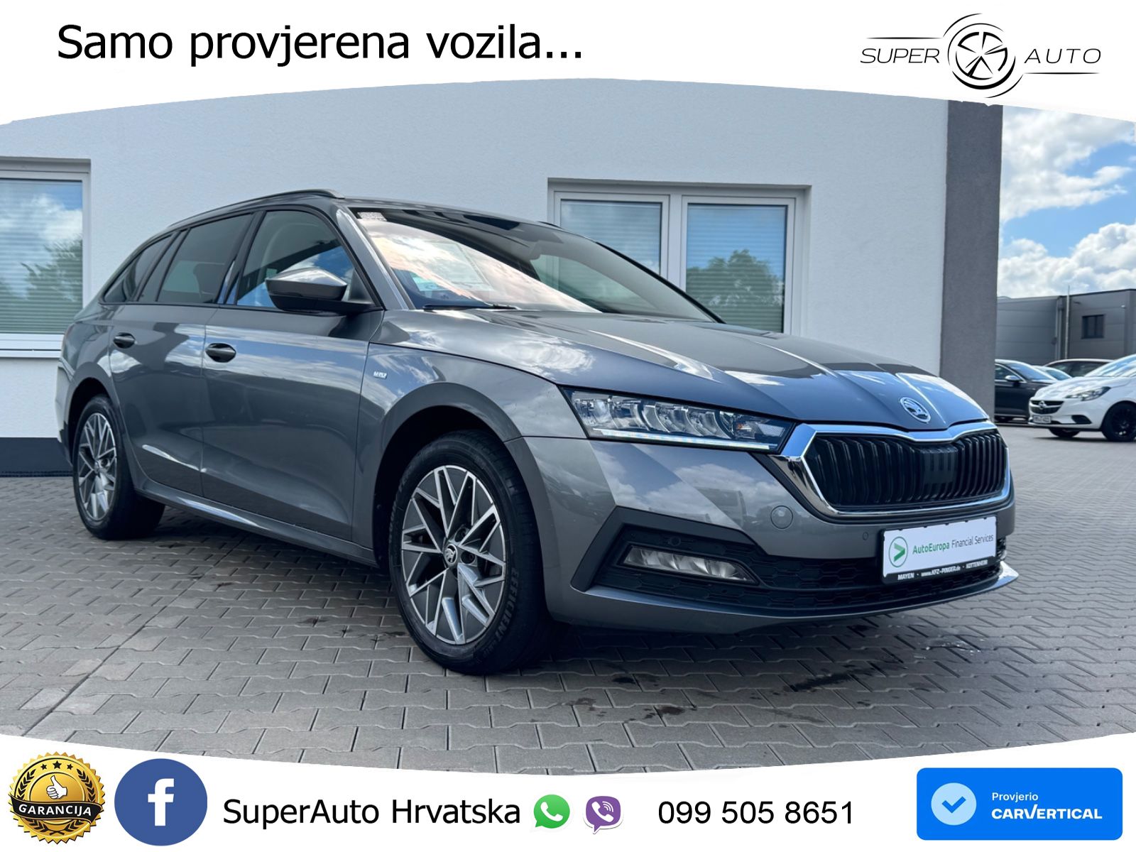 Škoda Octavia Combi 2.0 TDI (150 KS) DSG LED+ACC