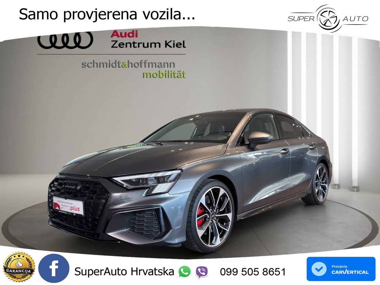 Audi S3 Limuzina 2.0 TFSI (310 KS) quattro S tronic MATRIX+GR SJED+KAM