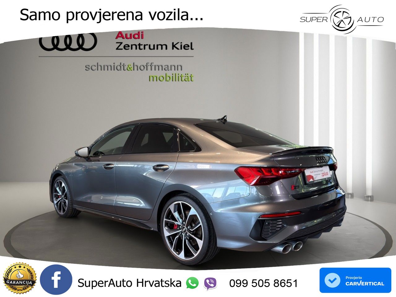 Audi S3 Limuzina 2.0 TFSI (310 KS) quattro S tronic MATRIX+GR SJED+KAM