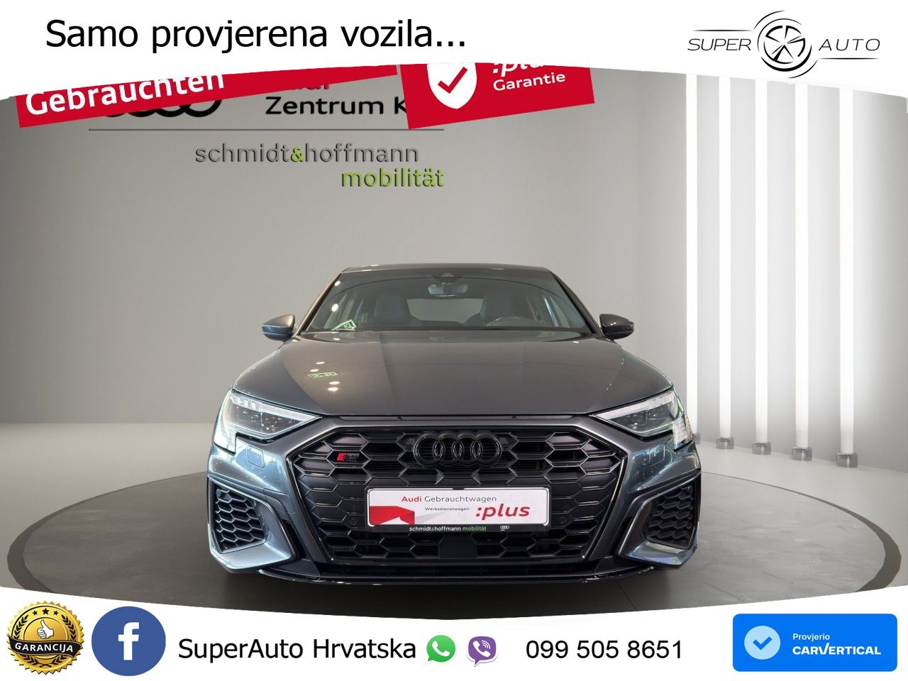Audi S3 Limuzina 2.0 TFSI (310 KS) quattro S tronic MATRIX+GR SJED+KAM