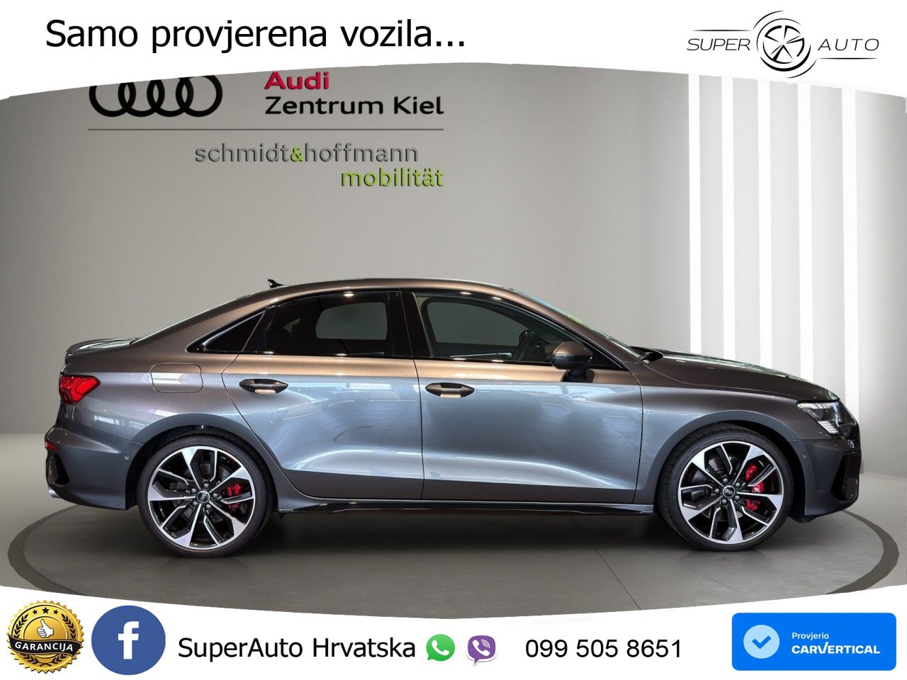 Audi S3 Limuzina 2.0 TFSI (310 KS) quattro S tronic MATRIX+GR SJED+KAM