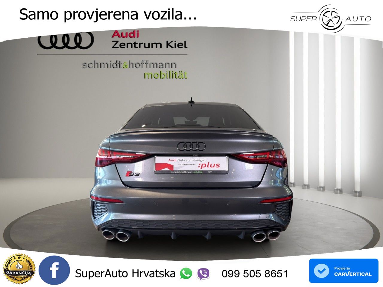 Audi S3 Limuzina 2.0 TFSI (310 KS) quattro S tronic MATRIX+GR SJED+KAM