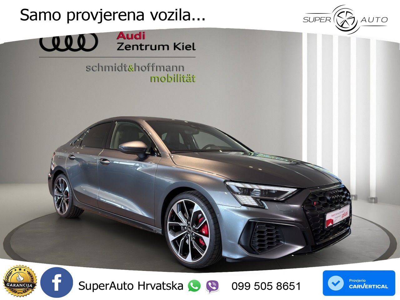 Audi S3 Limuzina 2.0 TFSI (310 KS) quattro S tronic MATRIX+GR SJED+KAM