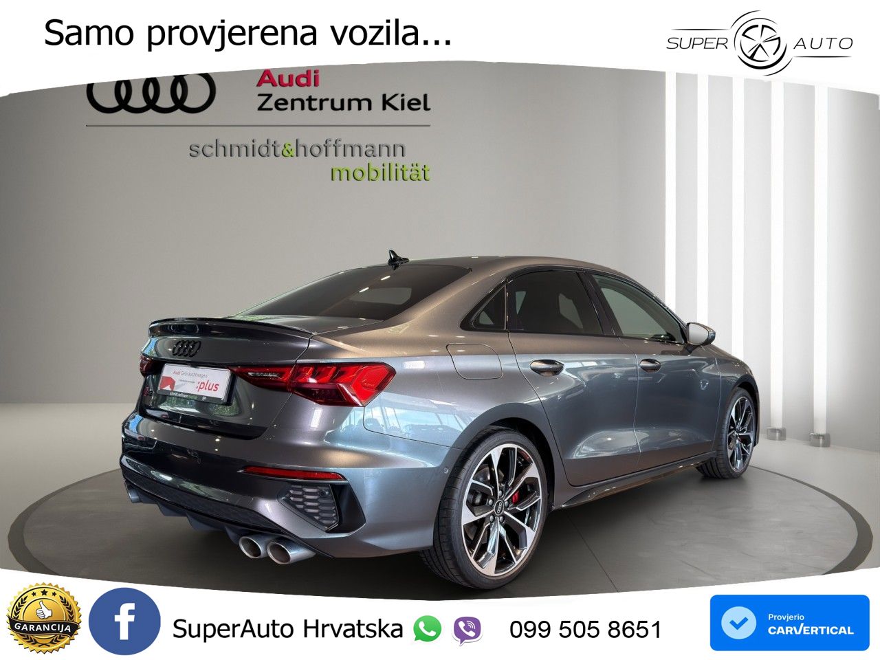 Audi S3 Limuzina 2.0 TFSI (310 KS) quattro S tronic MATRIX+GR SJED+KAM