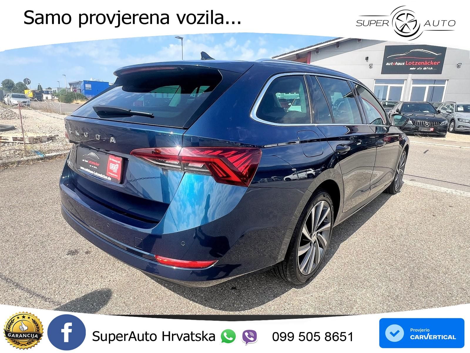 Škoda Octavia Combi 2.0 TDI (150 KS) DSG LED+GR SJED+ACC