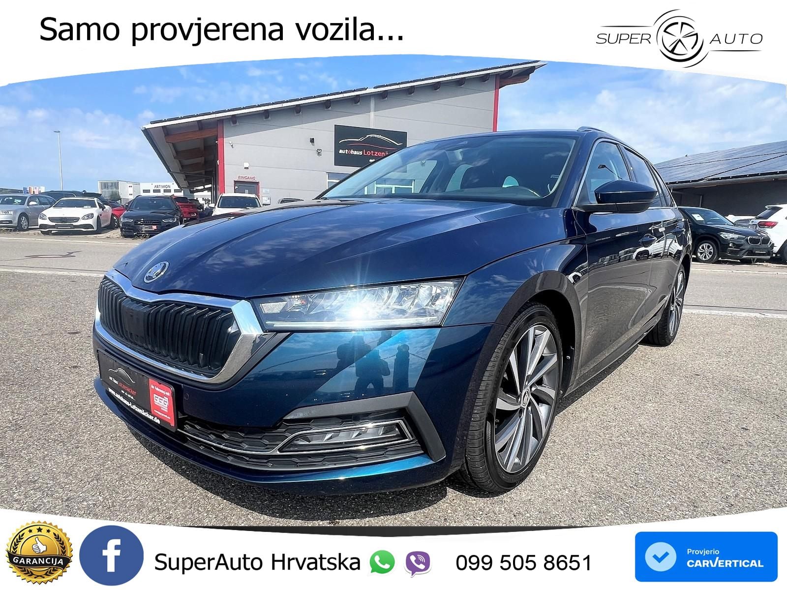 Škoda Octavia Combi 2.0 TDI (150 KS) DSG LED+GR SJED+ACC