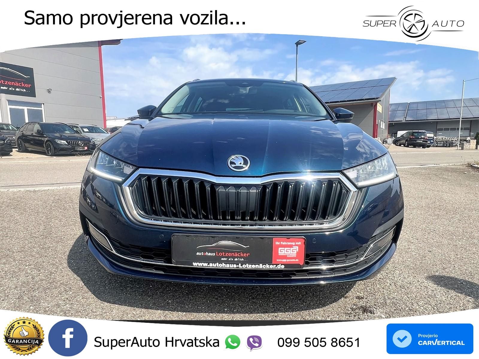 Škoda Octavia Combi 2.0 TDI (150 KS) DSG LED+GR SJED+ACC