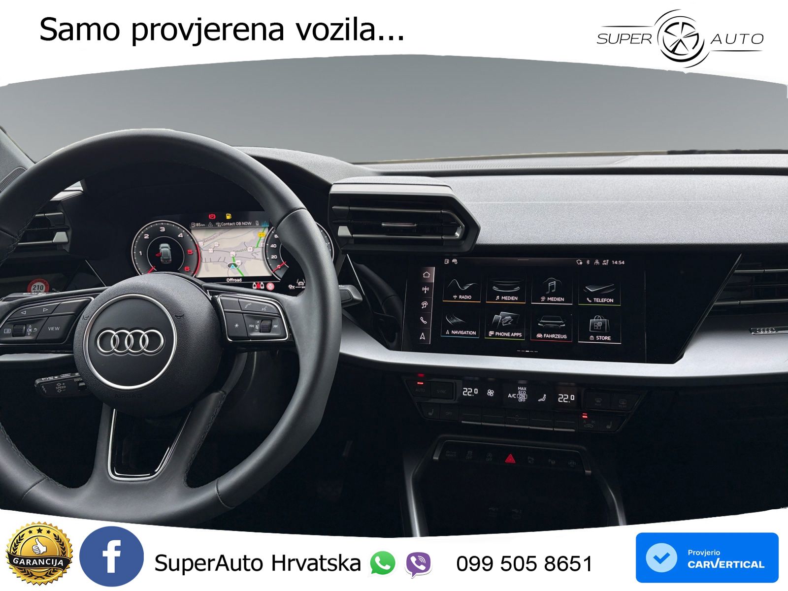 Audi A3 30 TDI (116 KS) LED+GR SJED+ACC