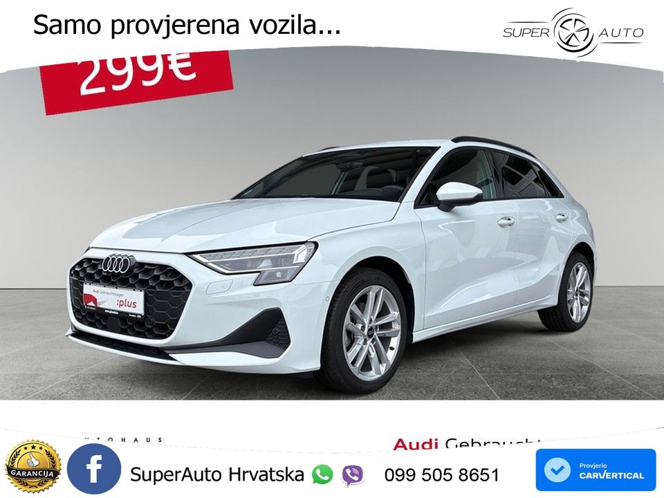 Audi A3 30 TDI (116 KS) LED+GR SJED+ACC
