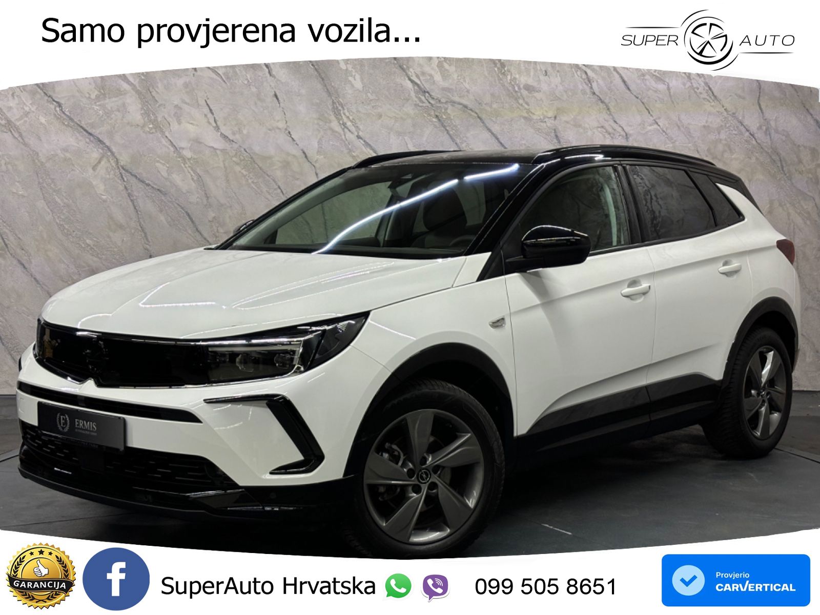 Opel Grandland 1.2i Turbo (130 KS) Automatic GS LED+GR SJED+ACC