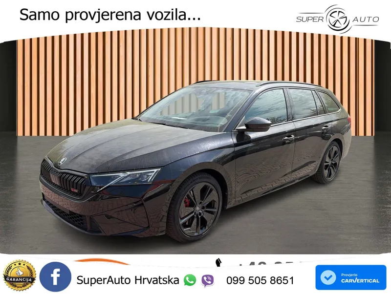 Škoda Octavia Combi RS 2.0 TSI (265 KS) DSG MATRIX+GR SJED+KAM