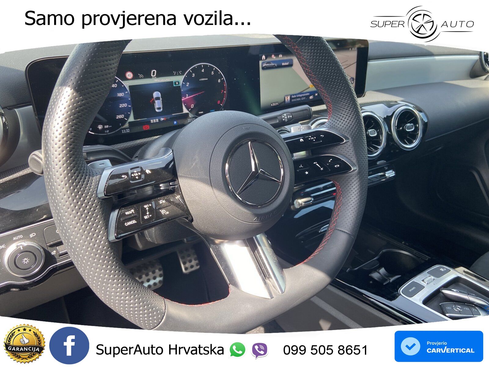 Mercedes-Benz A 180 7G-DCT AMG LED+GR SJED+ACC