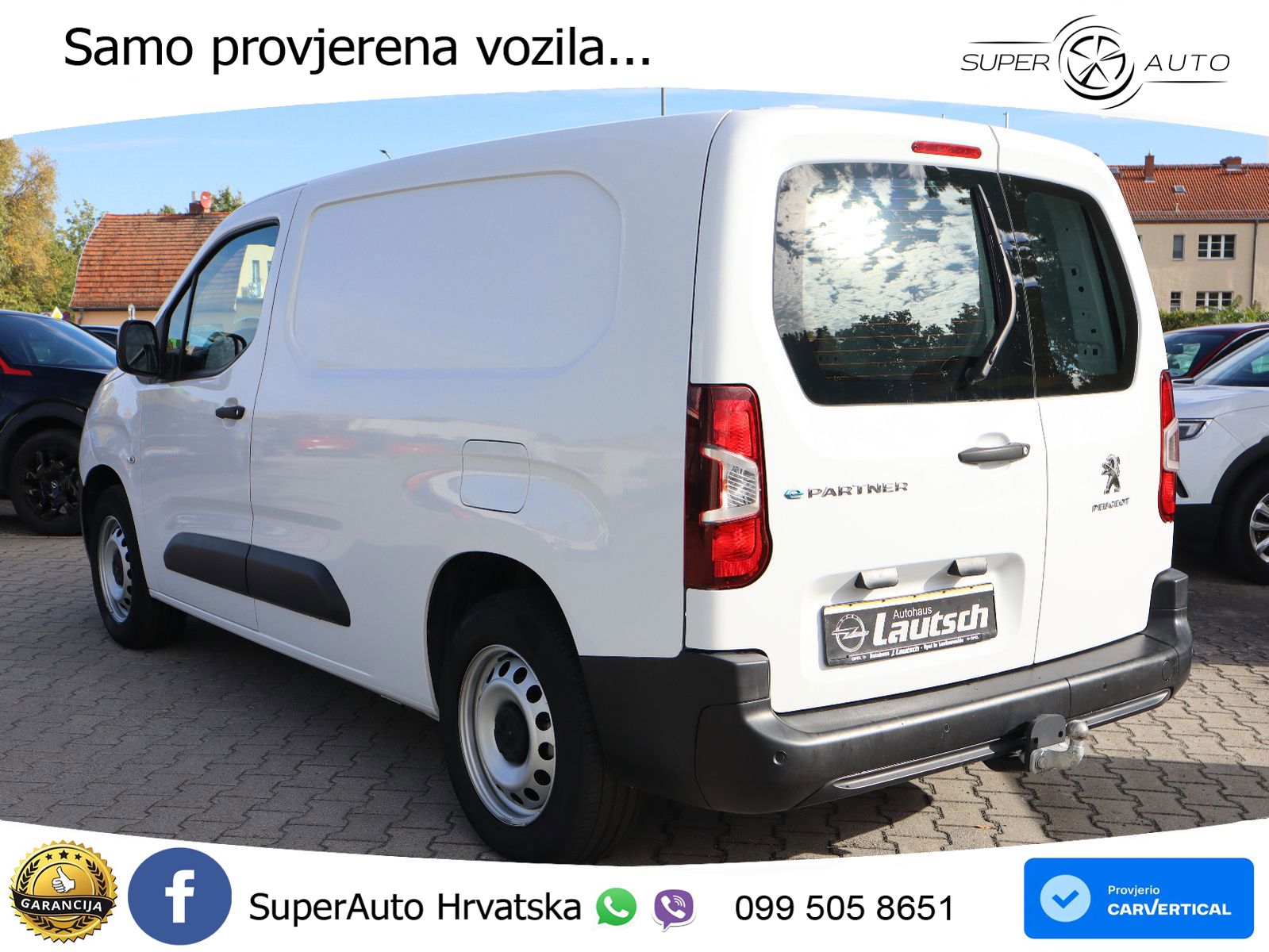 Peugeot E-Partner Premium 100kW L2 Klima/PDC/AZV/DAB+ 136 KS