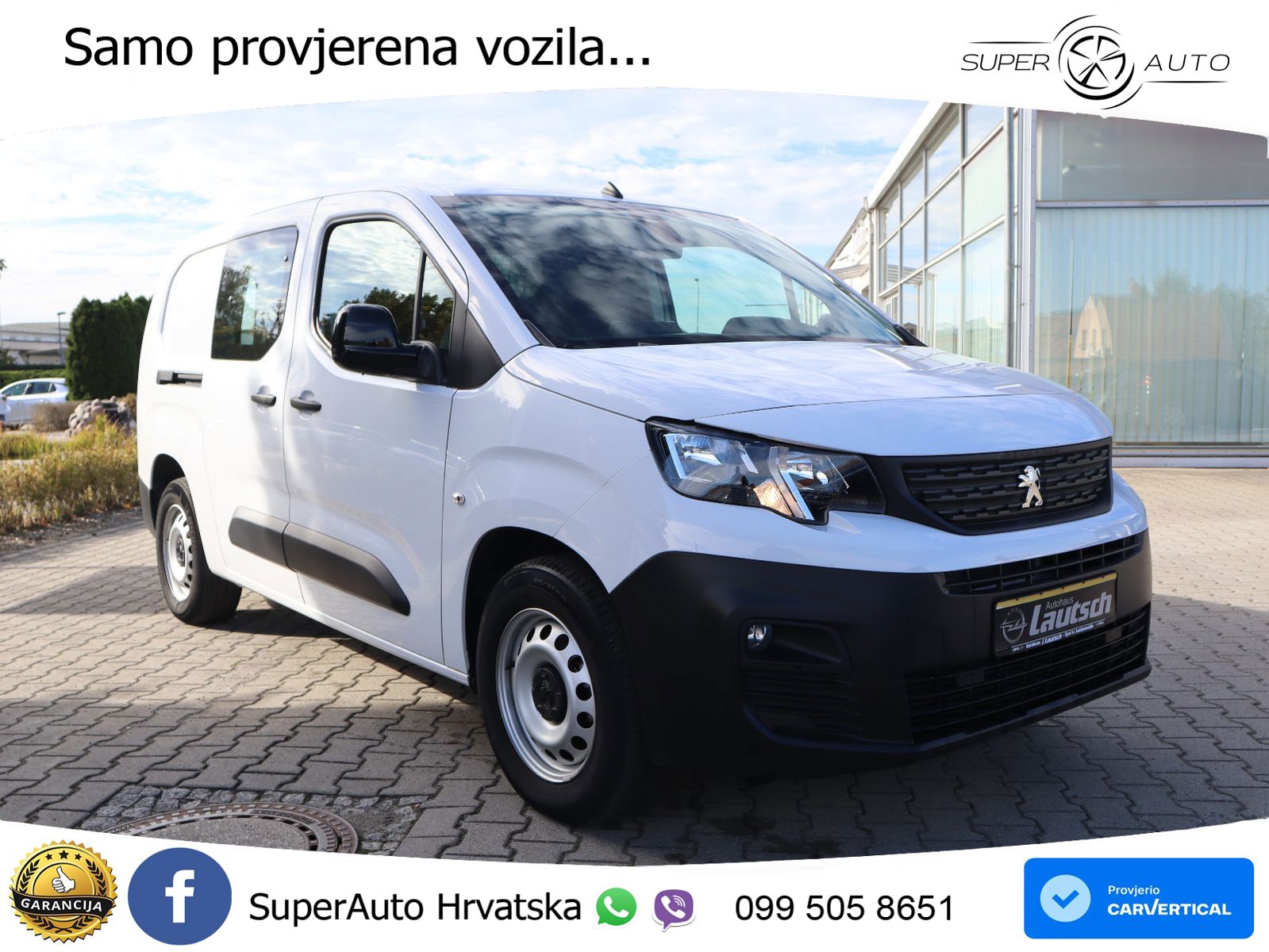 Peugeot E-Partner Premium 100kW L2 Klima/PDC/AZV/DAB+ 136 KS