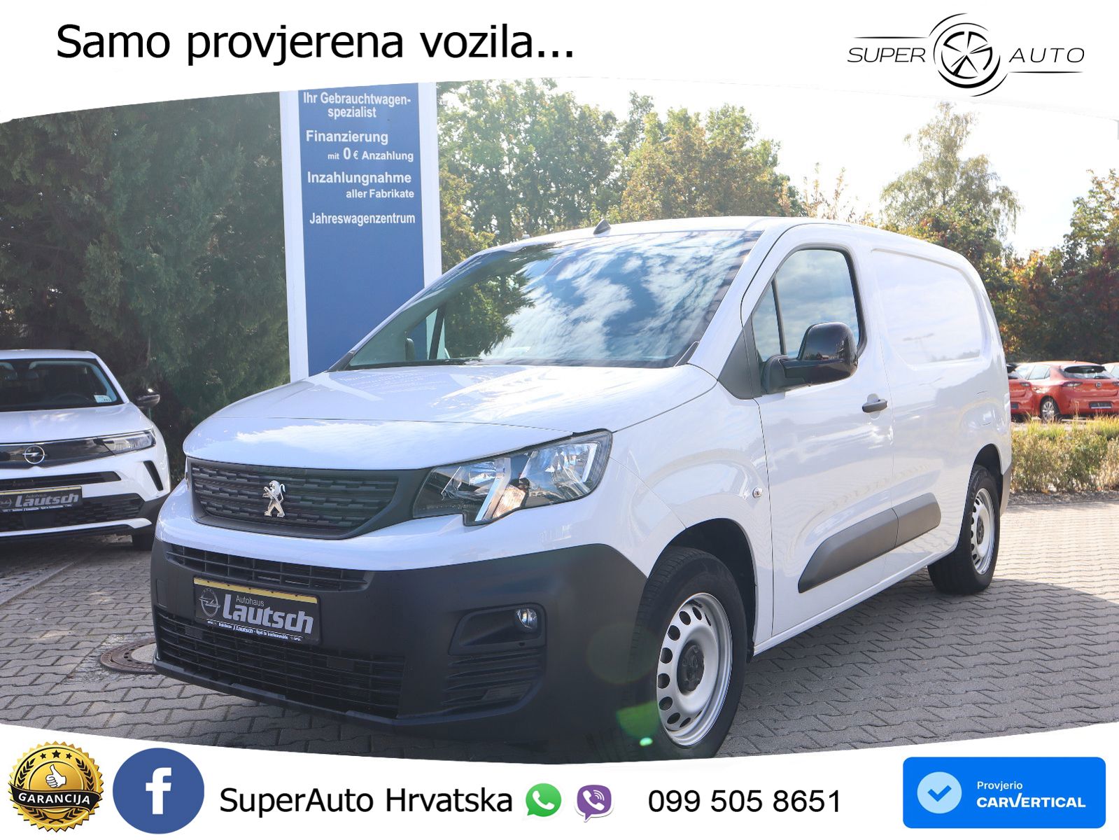 Peugeot E-Partner Premium 100kW L2 Klima/PDC/AZV/DAB+ 136 KS