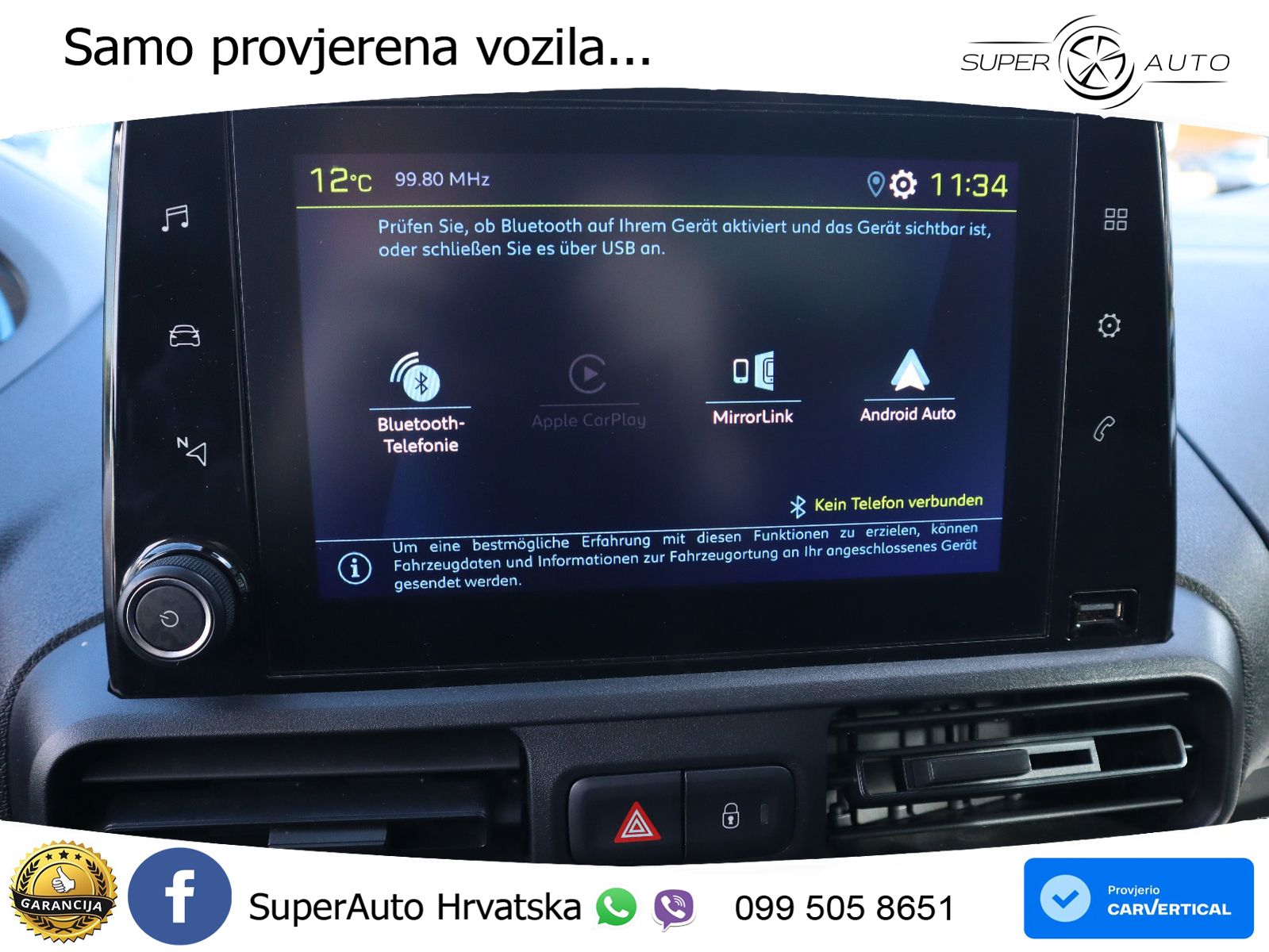 Peugeot E-Partner Premium 100kW L2 Klima/PDC/AZV/DAB+ 136 KS