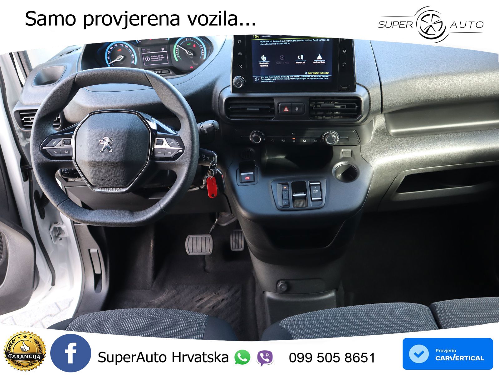 Peugeot E-Partner Premium 100kW L2 Klima/PDC/AZV/DAB+ 136 KS