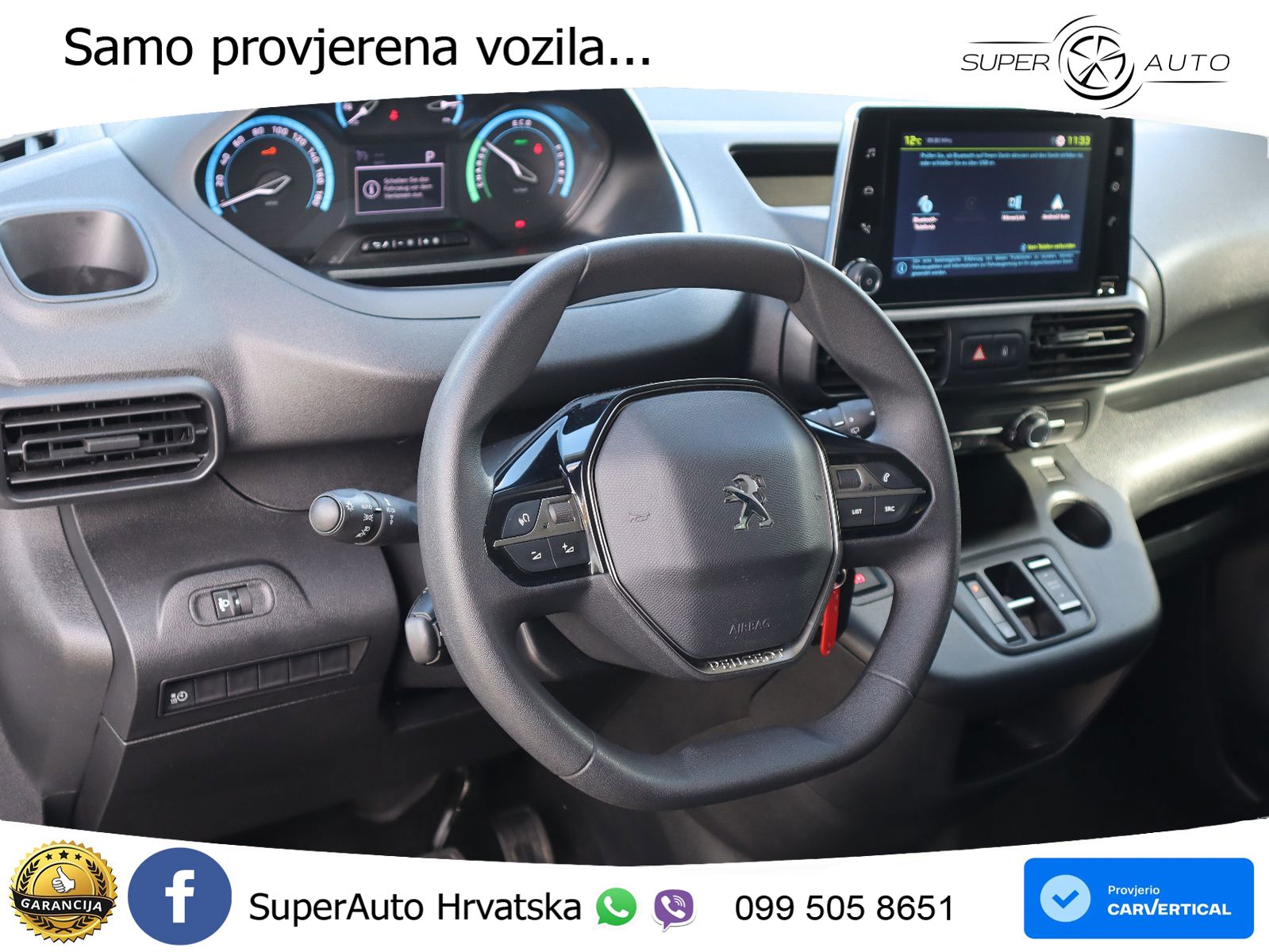 Peugeot E-Partner Premium 100kW L2 Klima/PDC/AZV/DAB+ 136 KS