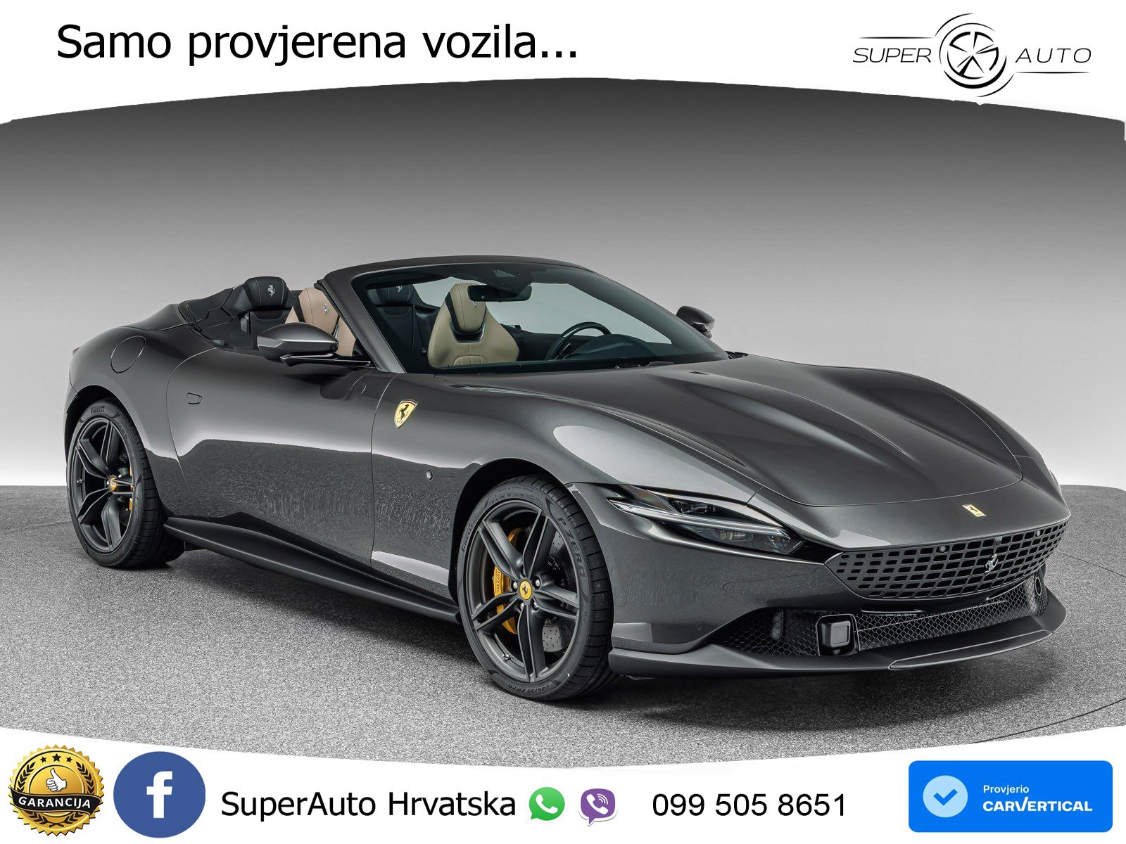 Ferrari Roma Spider 3.9 V8 (620 KS) F1 DCT