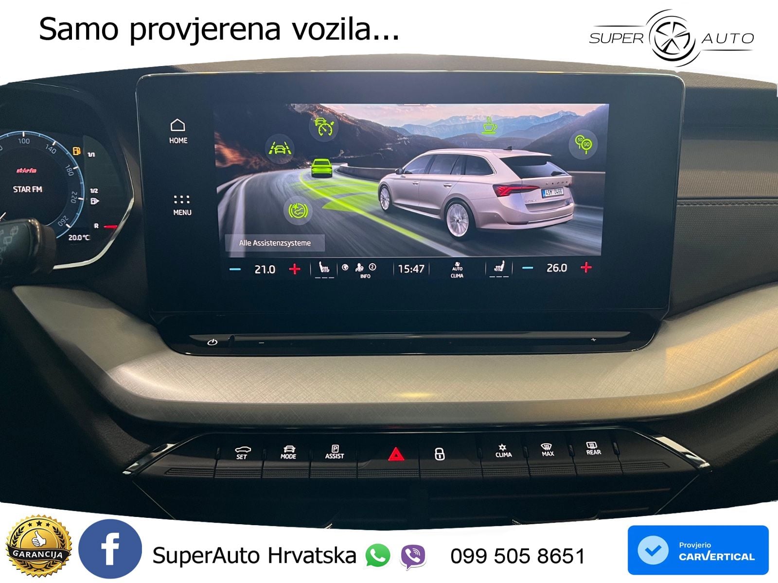Škoda Octavia Combi 2.0 TDI (150 KS) DSG LED+GR SJED+ACC