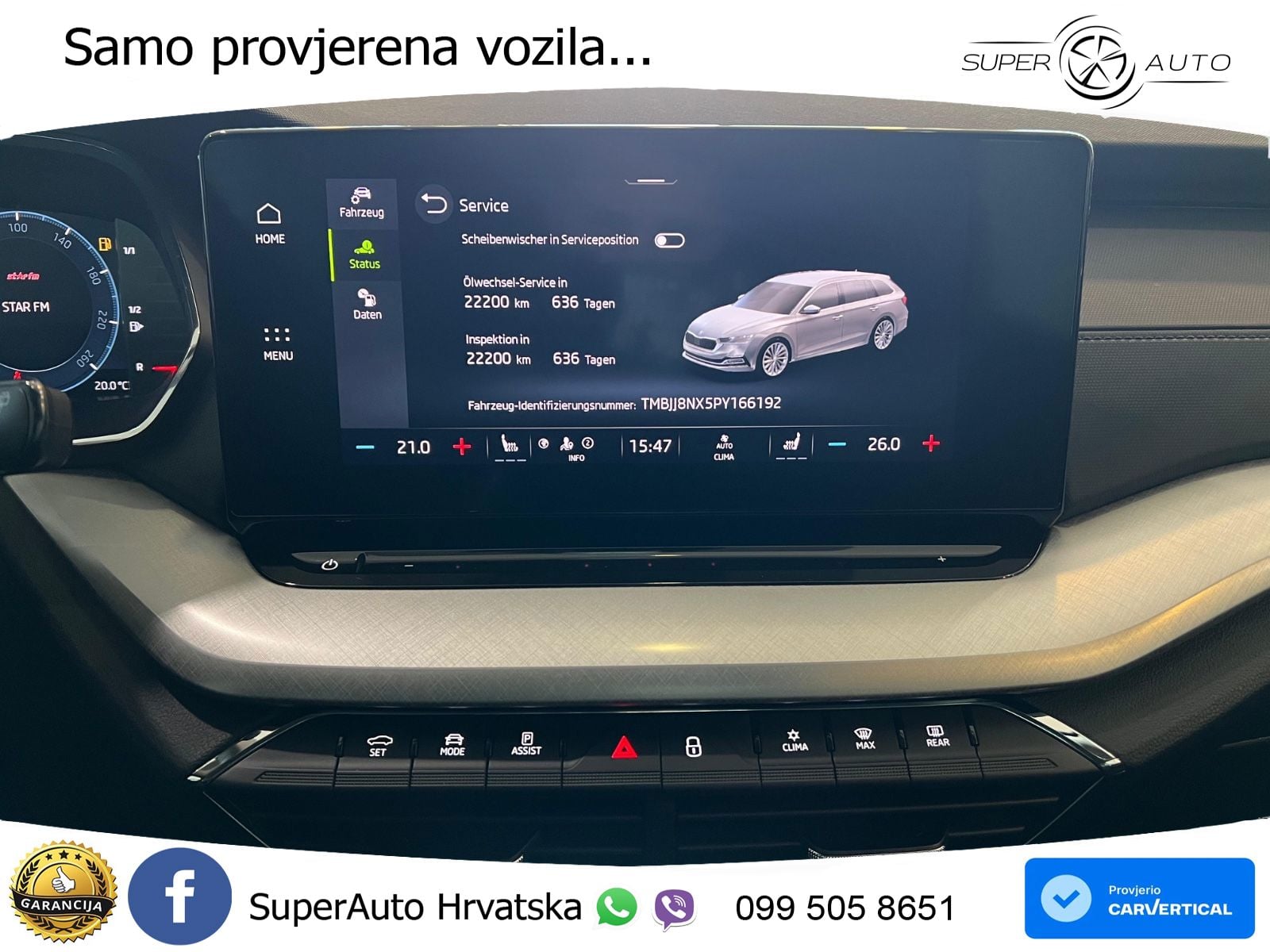 Škoda Octavia Combi 2.0 TDI (150 KS) DSG LED+GR SJED+ACC