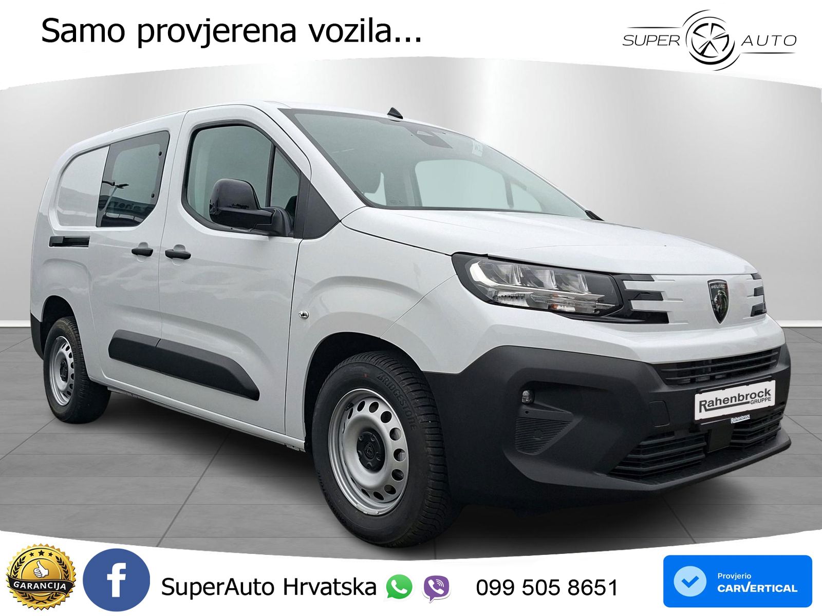Peugeot Partner Doka XL Diesel 130 EAT8 131 KS
