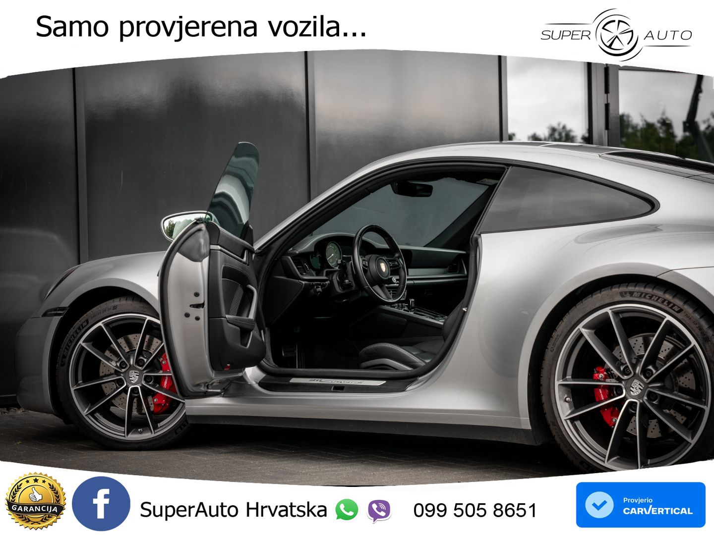 Porsche 911 Carrera S 3.0 (450 KS) PDK LED+GR SJED+ACC