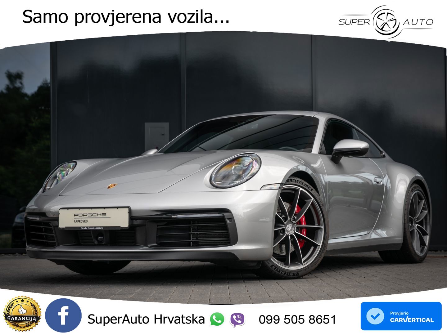 Porsche 911 Carrera S 3.0 (450 KS) PDK LED+GR SJED+ACC