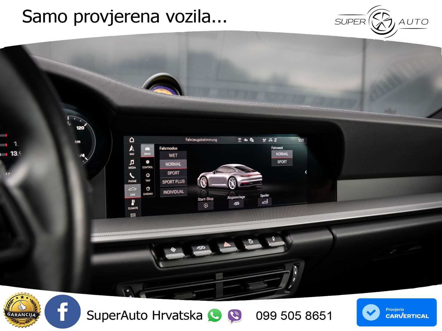 Porsche 911 Carrera S 3.0 (450 KS) PDK LED+GR SJED+ACC