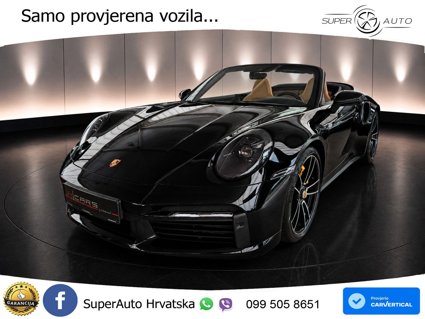 Porsche 911 Turbo S Cabriolet 3.8 (650 KS) PDK MATRIX+GR SJED+KAM