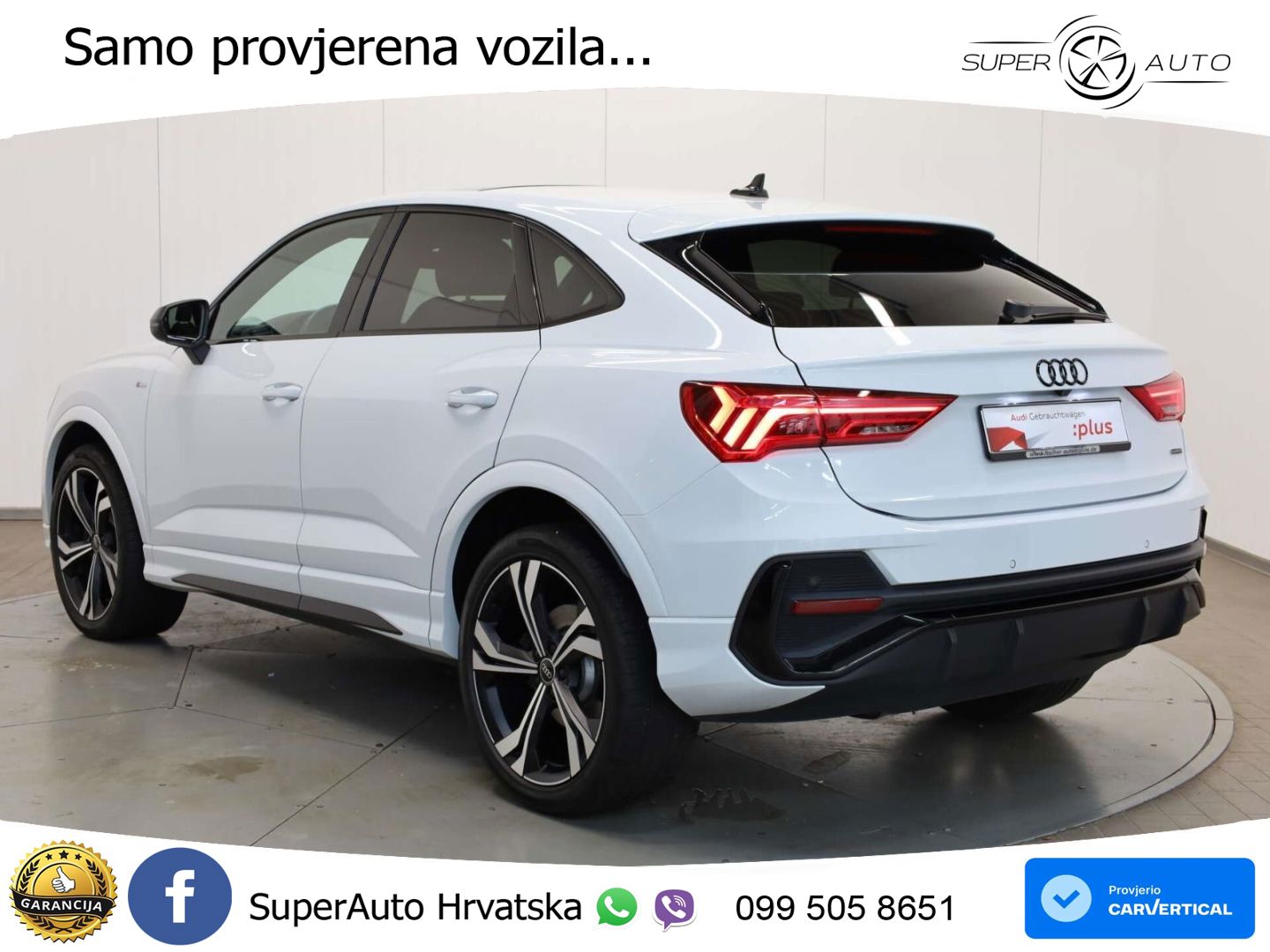 Audi Q3 Sportback 40 TDI (200 KS) quattro S tronic S line MATRIX+GR SJED+KAM