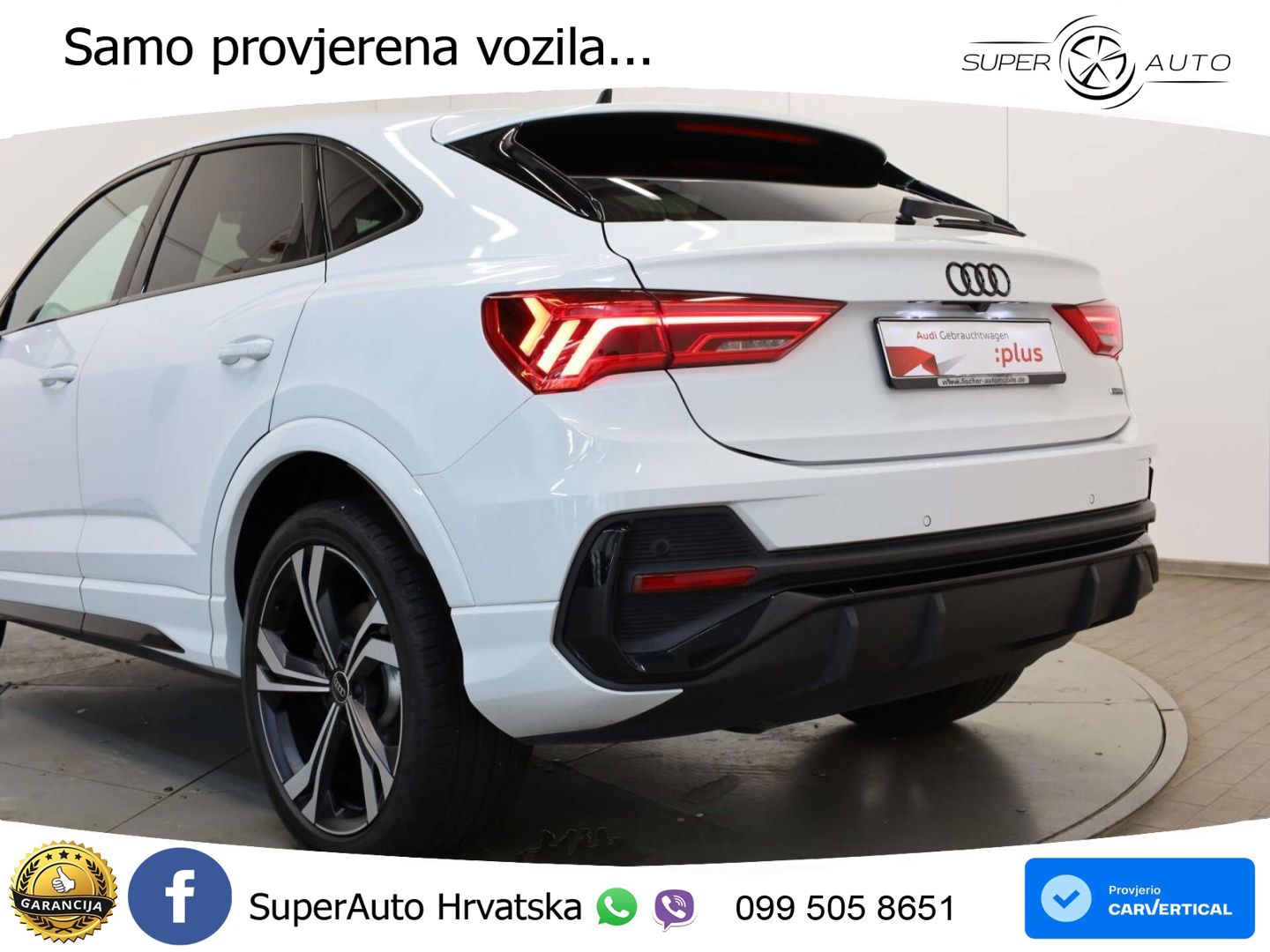 Audi Q3 Sportback 40 TDI (200 KS) quattro S tronic S line MATRIX+GR SJED+KAM
