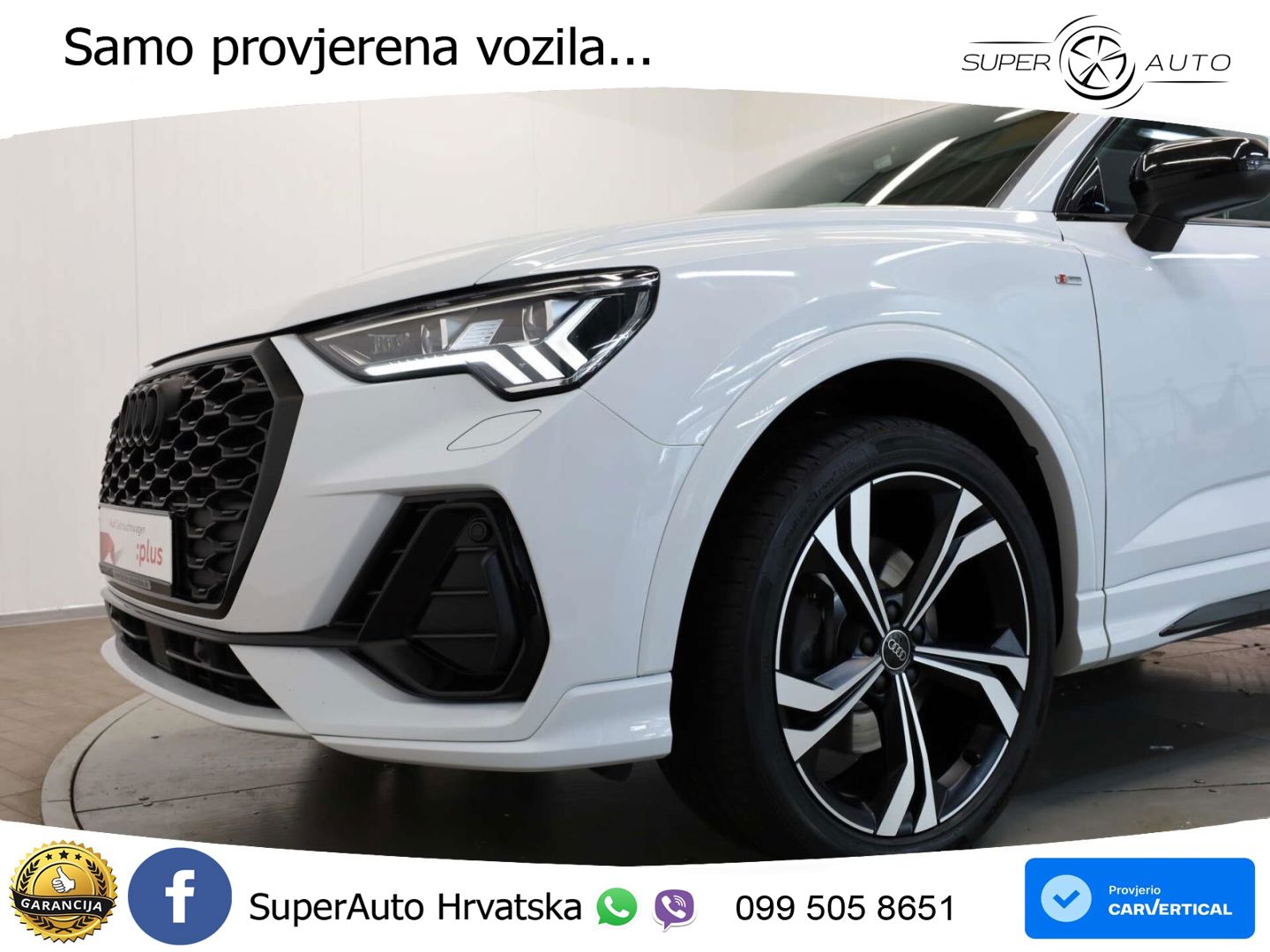 Audi Q3 Sportback 40 TDI (200 KS) quattro S tronic S line MATRIX+GR SJED+KAM