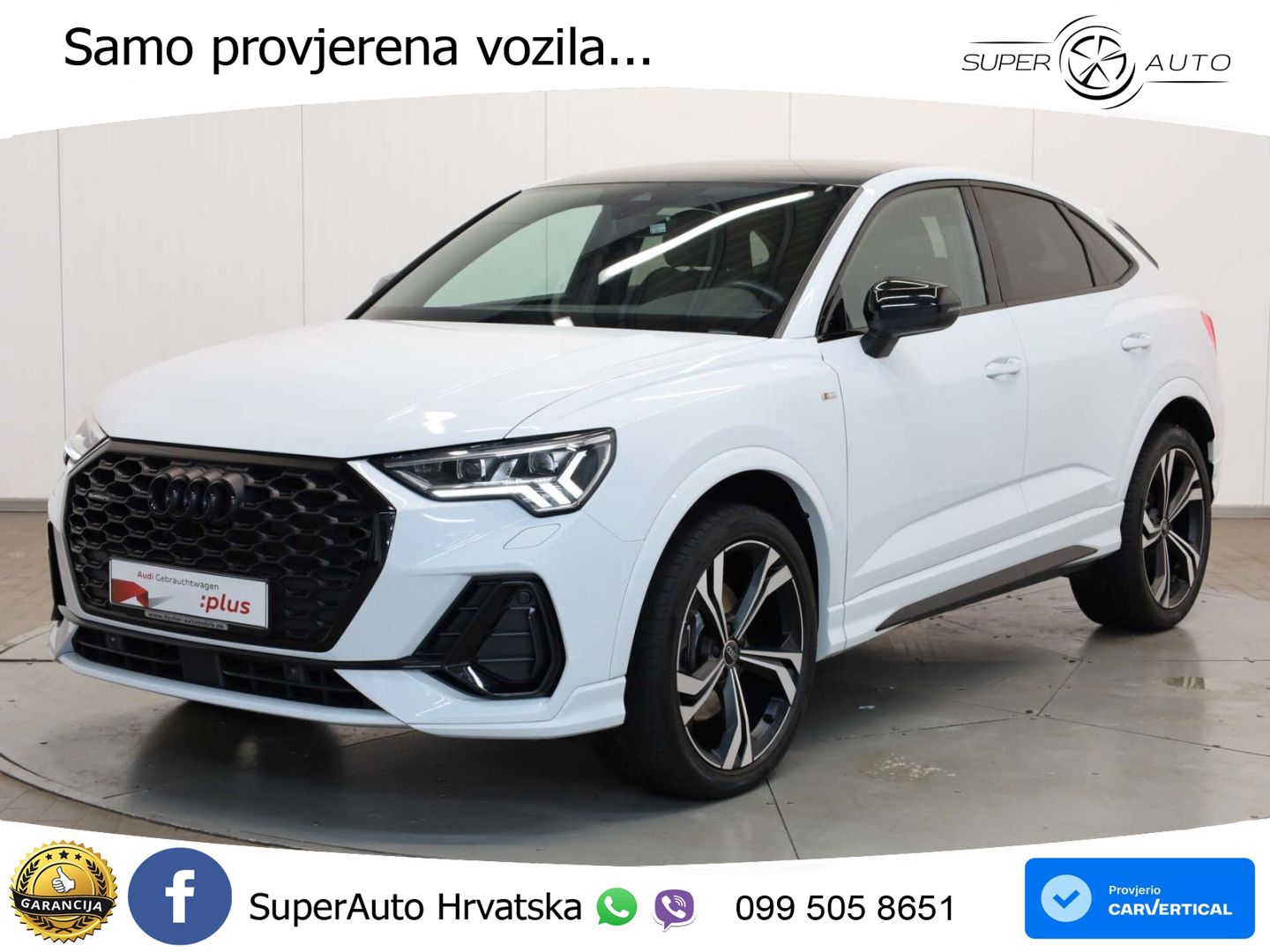 Audi Q3 Sportback 40 TDI (200 KS) quattro S tronic S line MATRIX+GR SJED+KAM