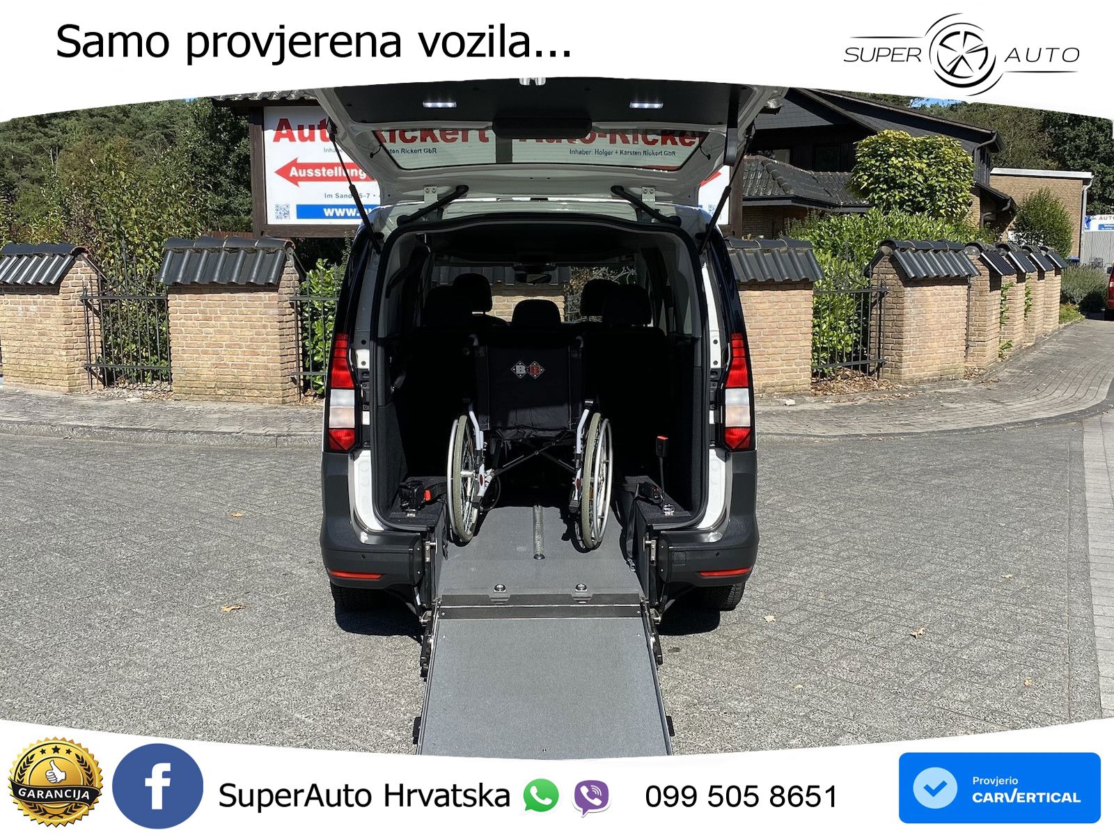 Volkswagen Caddy Maxi Rollstuhlgerecht | Kamra | APP 102 KS