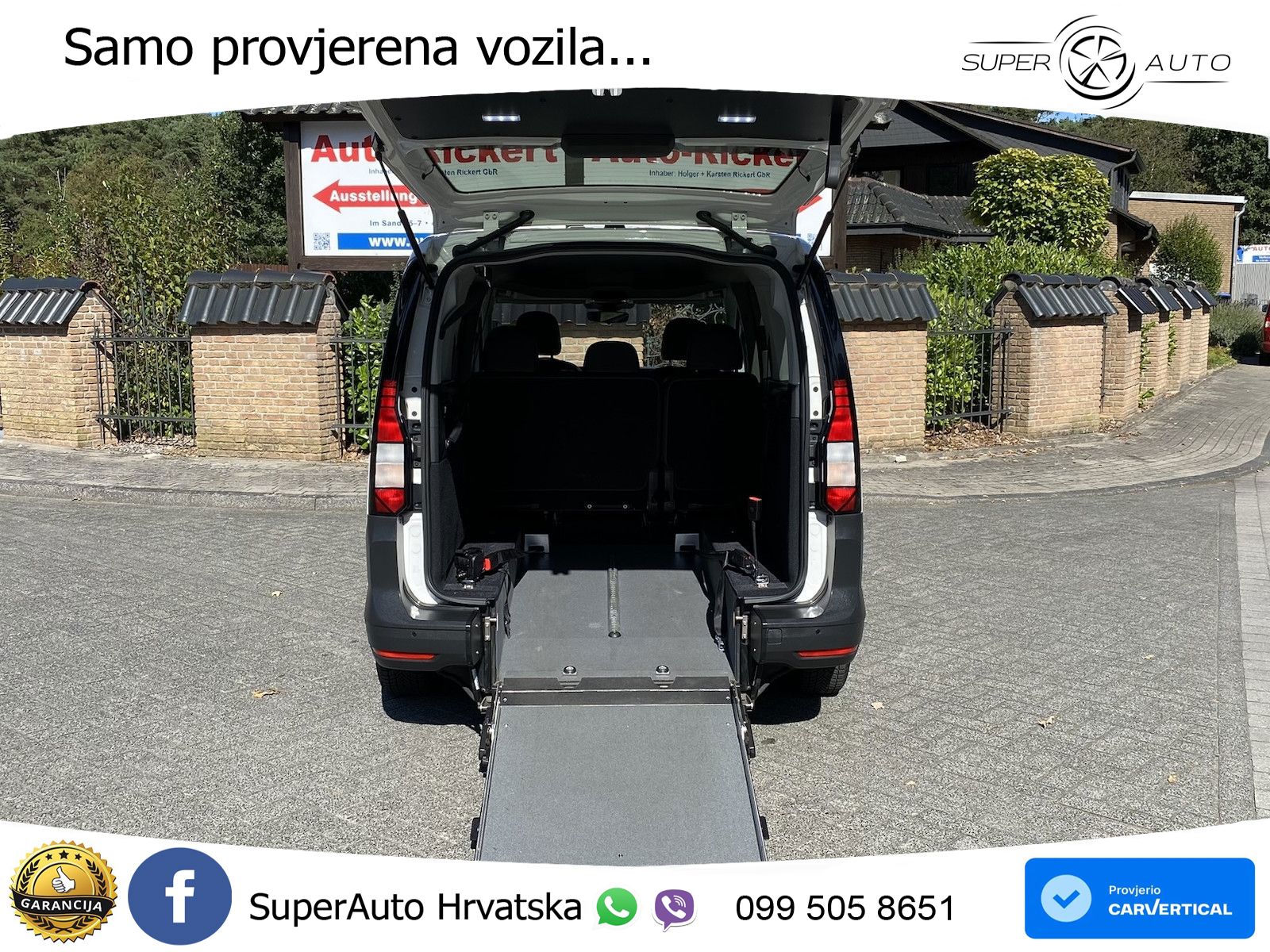 Volkswagen Caddy Maxi Rollstuhlgerecht | Kamra | APP 102 KS