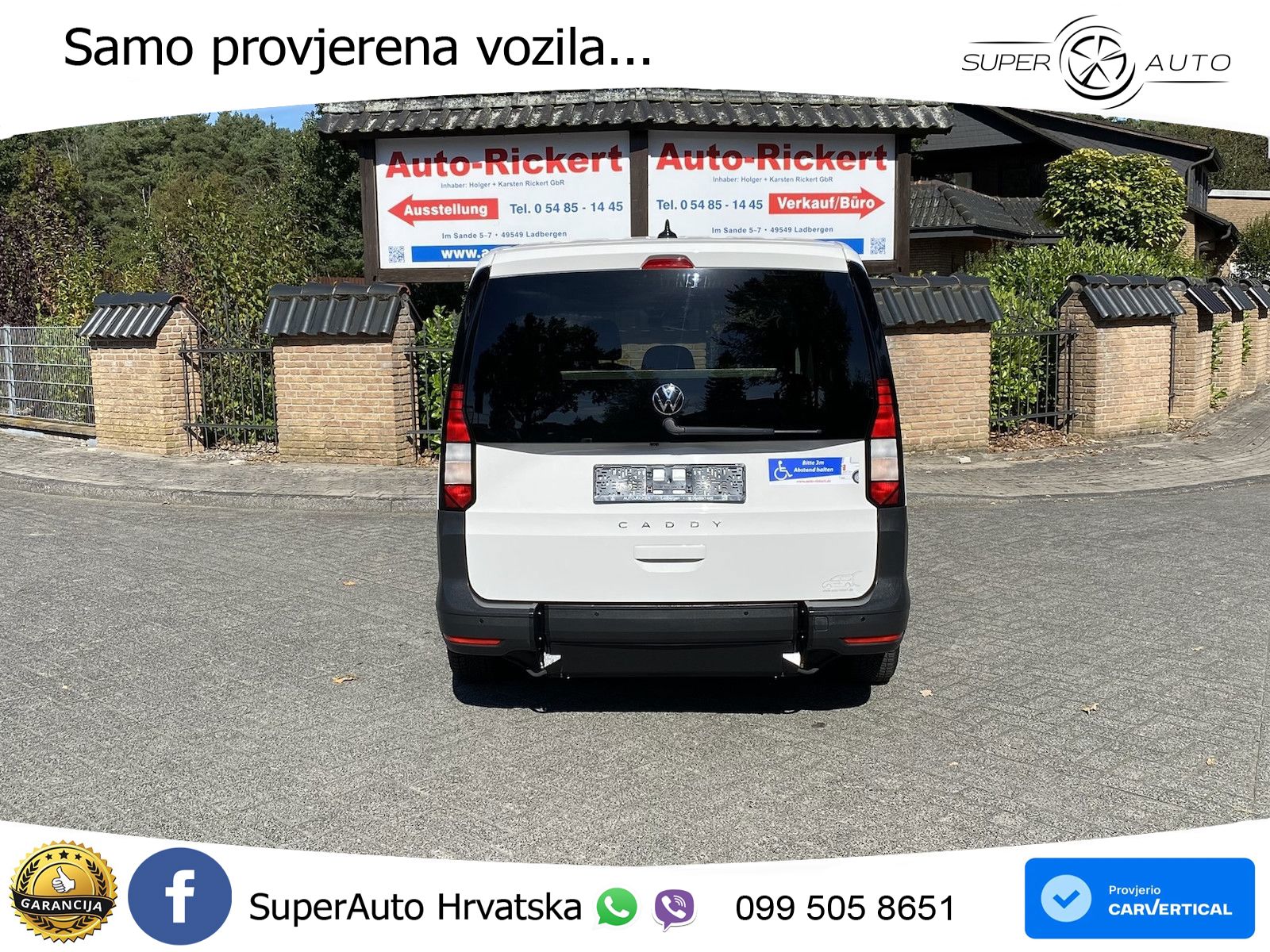 Volkswagen Caddy Maxi Rollstuhlgerecht | Kamra | APP 102 KS