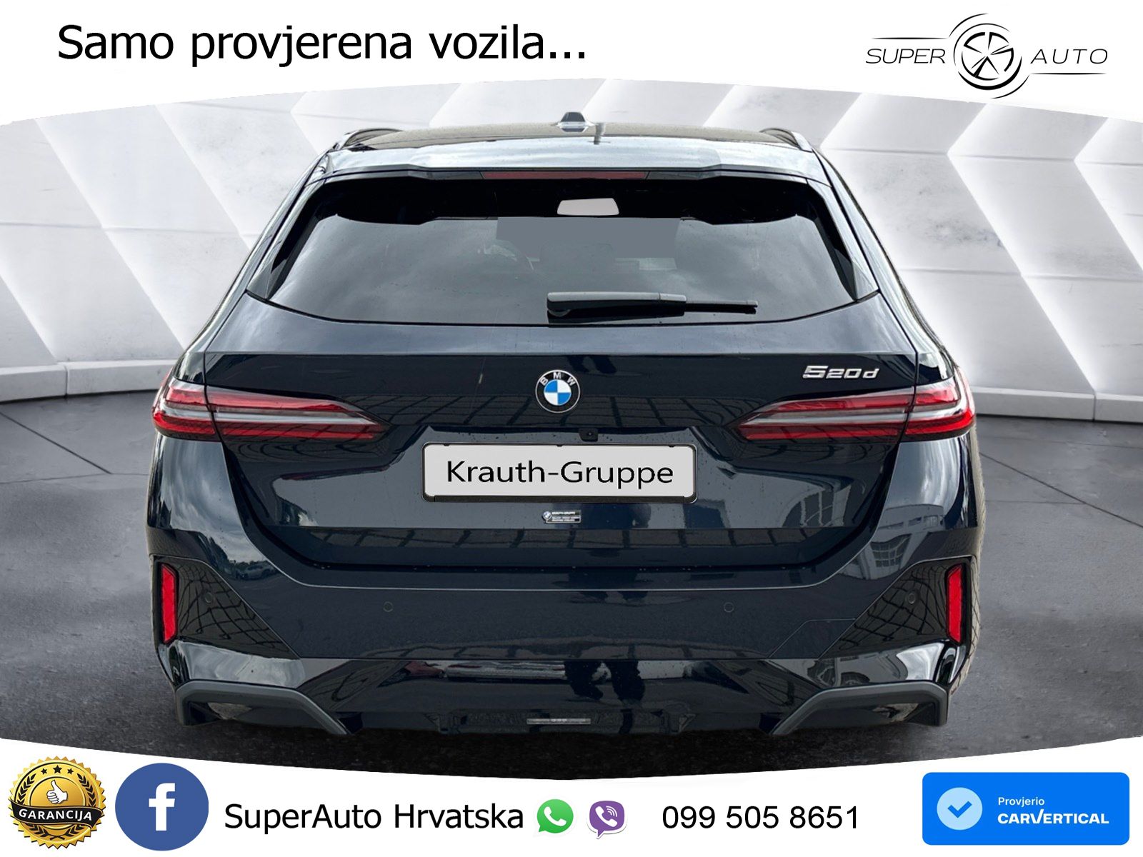 BMW 520d Touring (197 KS) Steptronic M Sport LED+GR SJED+ACC
