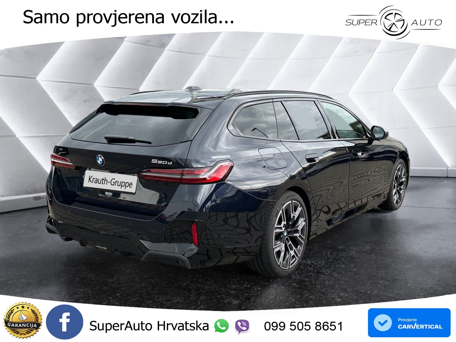 BMW 520d Touring (197 KS) Steptronic M Sport LED+GR SJED+ACC