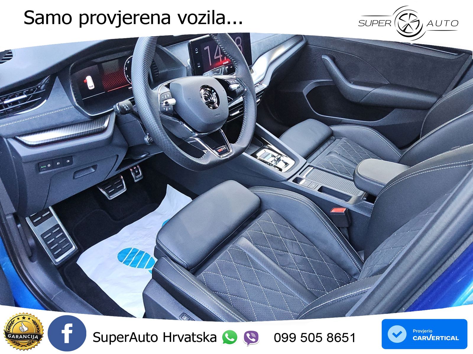 Škoda Octavia Combi RS 2.0 TSI (245 KS) DSG LED+GR SJED+ACC