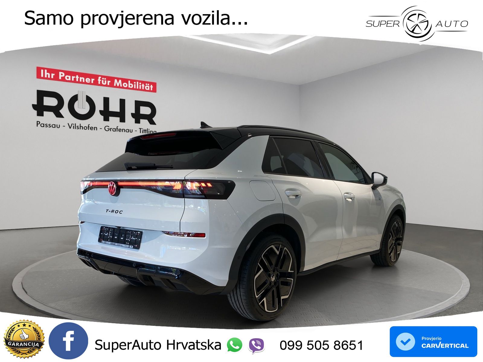 Volkswagen T-Roc 1.5 eTSI (150 KS)  DSG R-Line LED+GR SJED+ACC