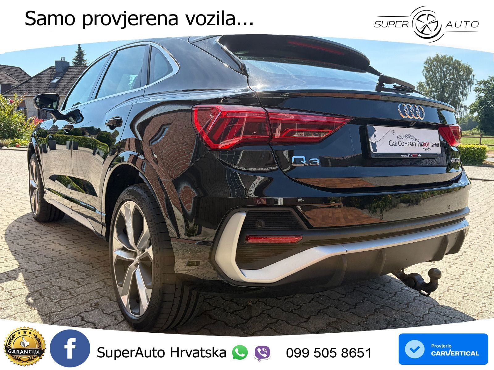Audi Q3 Sportback 45 TFSIe (245 KS) S tronic S line LED+GR SJED+ACC
