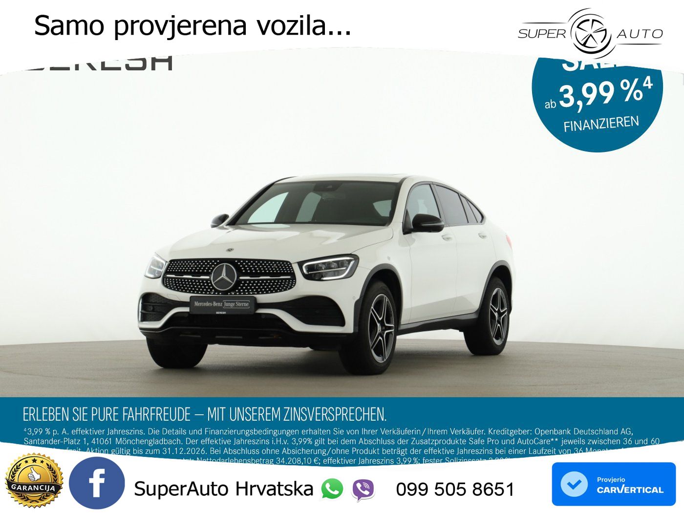 Mercedes GLC Coupe 300de (306 KS) 4MATIC 9G-TRONIC AMG LED+GR SJED+ACC