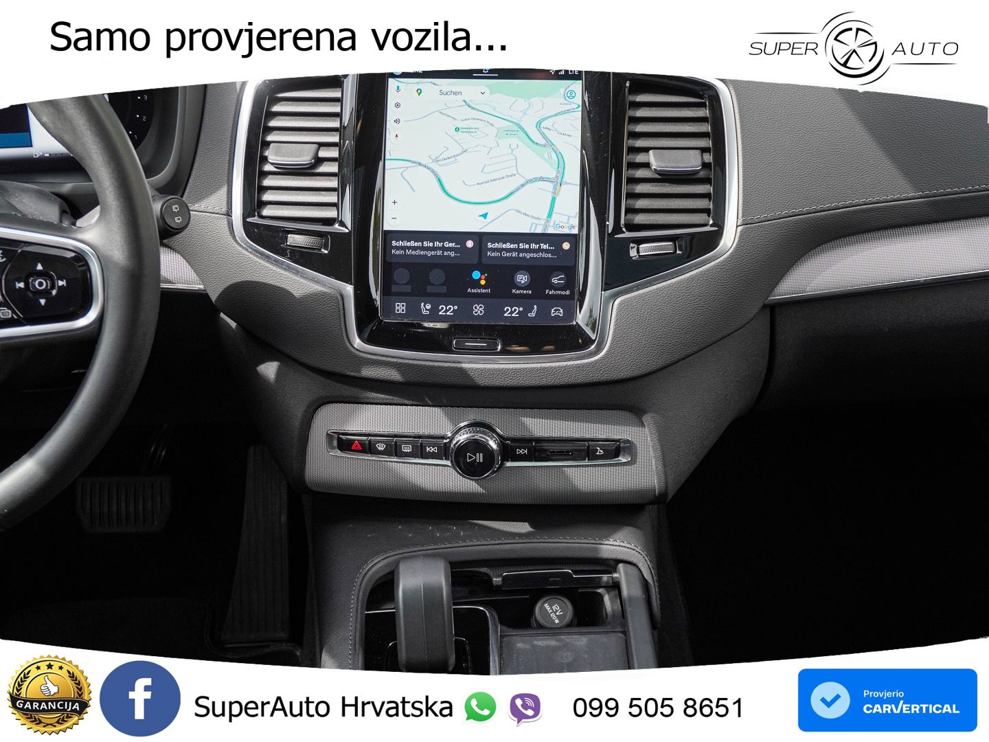 Volvo XC90 2.0 B5 Diesel AWD Automatic ACC+GR SJED+360+PANO