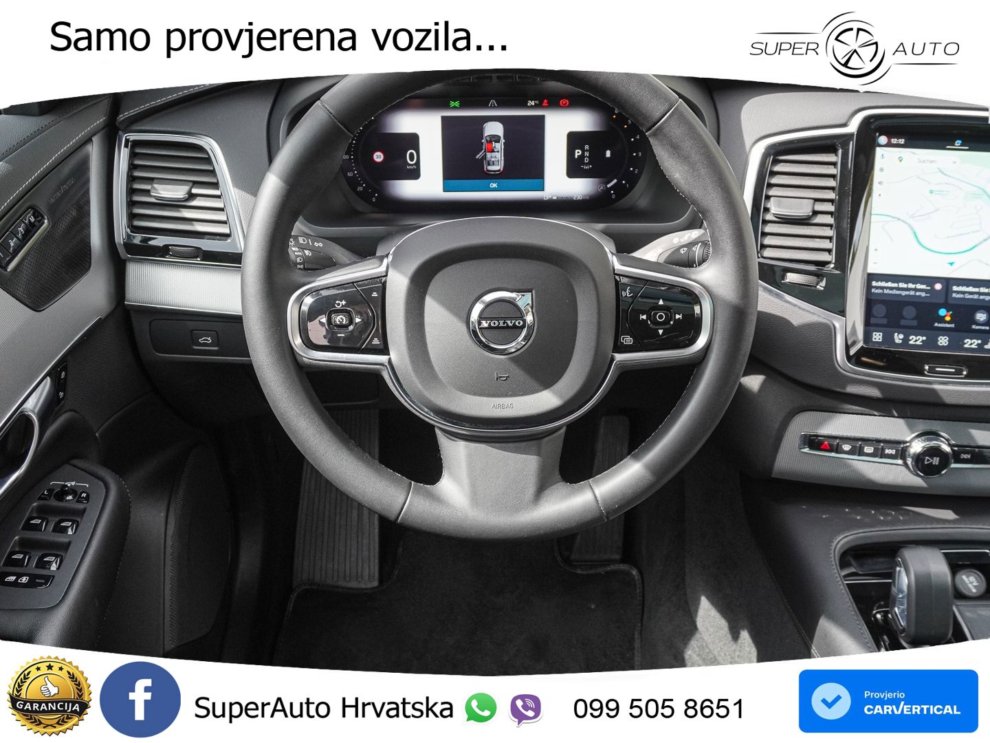 Volvo XC90 2.0 B5 Diesel AWD Automatic ACC+GR SJED+360+PANO
