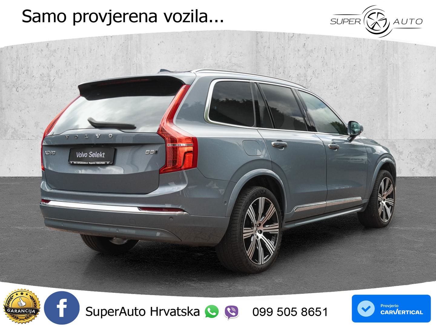 Volvo XC90 2.0 B5 Diesel AWD Automatic ACC+GR SJED+360+PANO