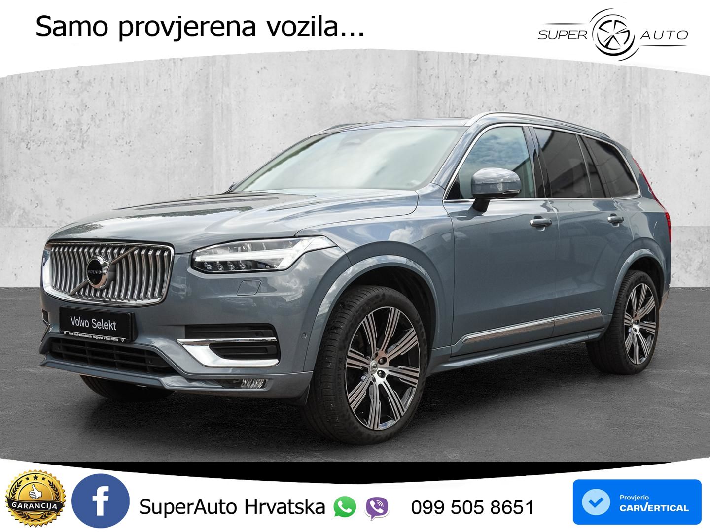 Volvo XC90 2.0 B5 Diesel AWD Automatic ACC+GR SJED+360+PANO