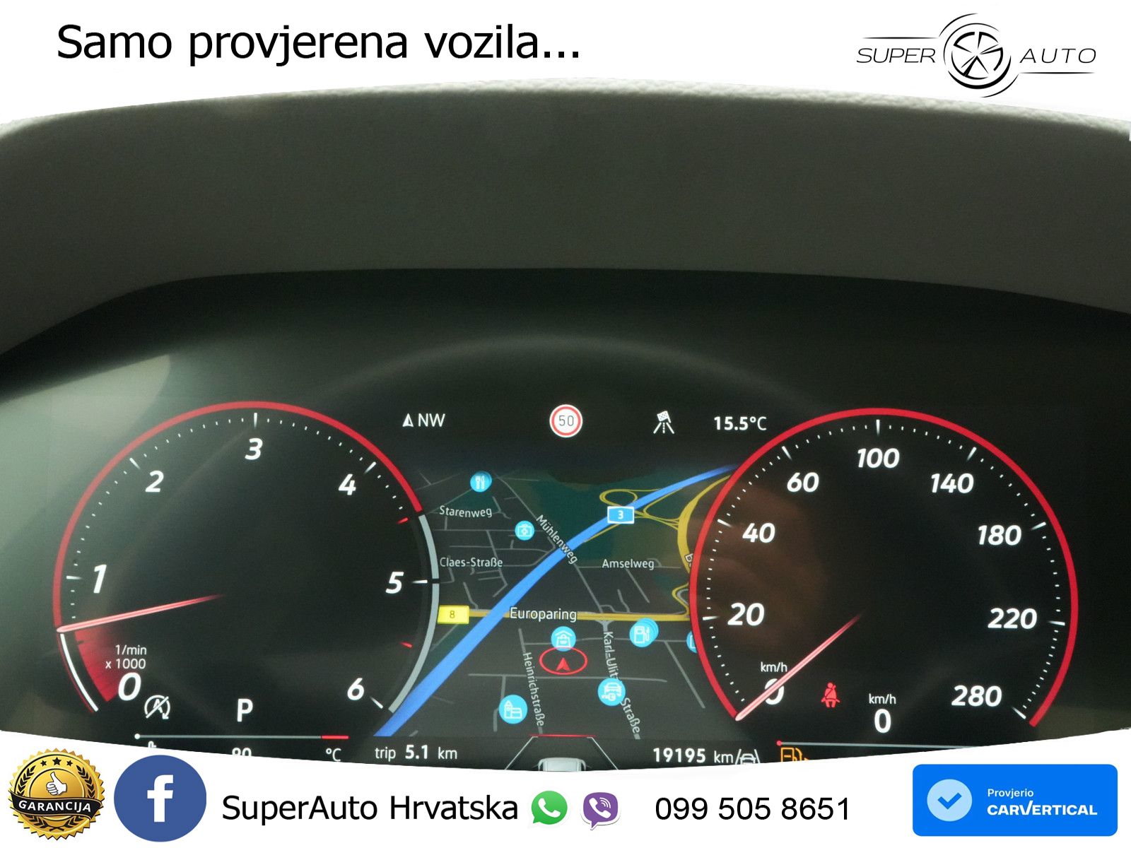 Volkswagen Touareg 3.0 V6 TDI (286 KS) 4MOTION Tiptronic ZRAČNI+ACC+GR SJED+KAM
