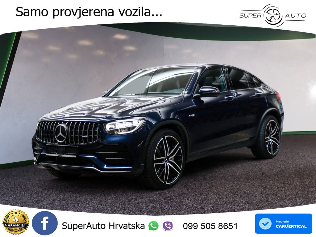 Mercedes GLC Coupe AMG 43 V6 (390 KS) 4MATIC TCT ZRAČNI+ACC+4xGR SJED+KAM